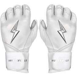 Bruce Bolt Chrome Series Long Cuff Batting Glove Large