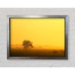 Ebern Designs Misty Morning Ventura Bronze Framed Art 84.1x59.7cm