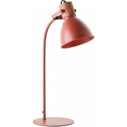 Brilliant À Poser Erena Tête Pivotante Rouge Lampe de table 52cm