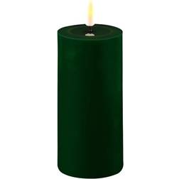 Deluxe Homeart Indoor Flameless Dark Green LED Candle 8cm