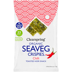 Clearspring Organic Seaveg Crispies Chilli Crispy Seaweed Thins 4g