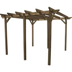 Lemon Pavilion Garden Pergola 6 Posts 2.4x5 m