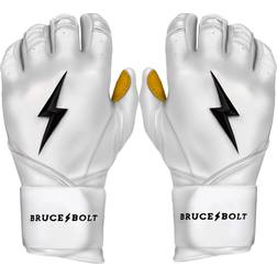 Bruce Bolt BRUCE BOLT Original Series Long Cuff White Batting Glove White Youth Medium