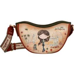 Anekke Peace & Love Oval Bag - Camel