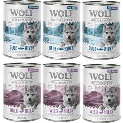 Wolf of Wilderness Junior Mixpack 4x400g