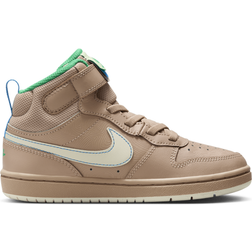 NIKE Court Borough Mid 2 SE PSV - Hemp/Barely Volt/Light Photo Blue/Coconut Milk