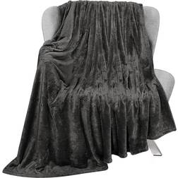 Bedbric Fleece Blankets Grey (150x130cm)