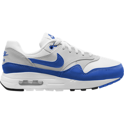 Nike Air Max 1 GS - White/Neutral Grey/Black/Game Royal