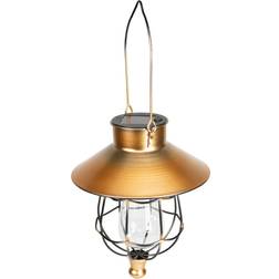 Northlight Outdoor Hanging Solar Bronze Lantern 9"