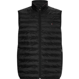 Tommy Hilfiger Packable Padded Zip-Thru Gilet Vest - Black