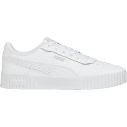 Puma Youth Carina 2.0 - White/White/Silver