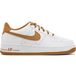 Nike Air Force 1 GS - White/Desert Ochre