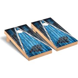 Skip's Garage Carolina Panthers NFL Football Triangle Cornhole Board Set