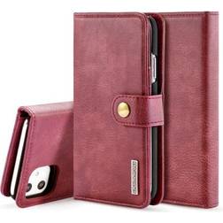 DG.Ming Stylish Plånboksfodral Magnet iPhone 11 Vinröd