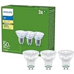 Philips LEDclassic GU10 Ultra Efficient, claire, lot de 3, 8720169283947