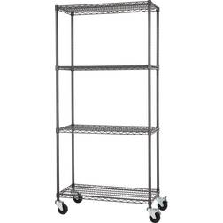 Trinity PRO Black Anthracite Shelving System 36x77"