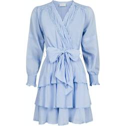 Neo Noir Ada S Voile Dress - Light Blue