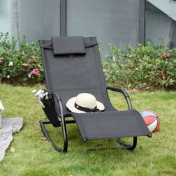 OutSunny Breathable Mesh Rocking Chair