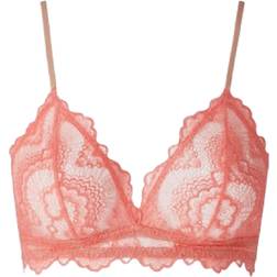 Understatement Understatement Blonde-BH Lace Triangle Bralette Rosa