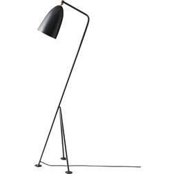 GUBI Gräshoppa Anthracite Grey Semi Matt Floor Lamp 125cm