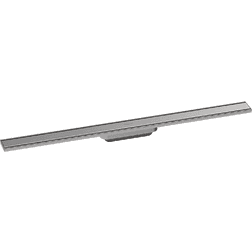 Hansgrohe RainDrain Original Fertigset Duschrinne, 1200mm, höhenverstellbar, Edelstahl gebürstet, 56201800