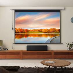 Inbox Zero White Electric Wall Mounted Projector Screen