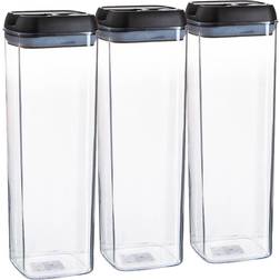 Argon Tableware Flip Lock Food Container 3pcs 1.9L