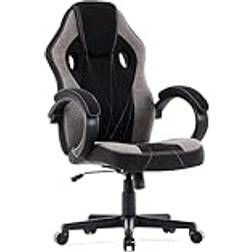 Sense Fotel Prism materiałowy czarno-szary, Gaming Stuhl