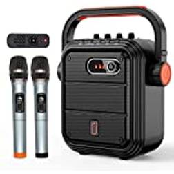 JYX Karaoke System with 2 Wireless Microphones