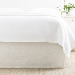 Pine Cone Hill Wilton Natural Bed Skirt Valance Sheet