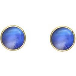 C. W. Sellors 9ct Gold Moonstone 4mm Classic Round Stud Earrings