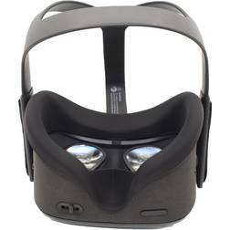 Qurk Sweatproof lightweight and washable silicone eye pads for Oculus Quest VR headsets black