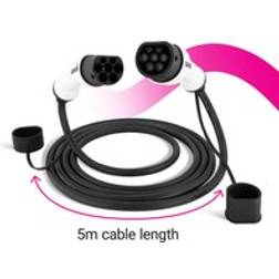 Cord EV Charging Cable 22kW Three Phase Type 2 5m