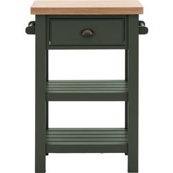 Dunelm Elda Butchers Moss Green Small Table 50x60cm