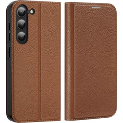 Dux ducis Galaxy S23 Plus Plånboksfodral Skin X2 Magnetic Brun TheMobileStore Galaxy S23 Plus tillbehör
