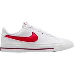 Nike Court Legacy GS - White/Team Red/Bright Crimson