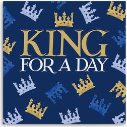 Woodmansterne Cards & Invitations King for a Day Crown Icons Father's Day Card