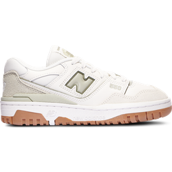 New Balance Big Kid's 550 - White/Grey/Olive