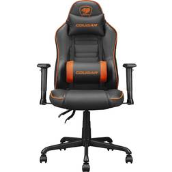 Cougar Gaming-stol Fusion S Sort Sort/Orange