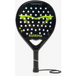 Kuikma Adult Padel Racket Comfort Black/yellow