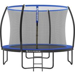 Songmics Trampolino Elastico, Nero Blu 305 cm