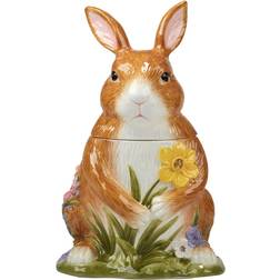 Certified International Easter Garden 3D Bunny Biscuit Jar 0.5gal