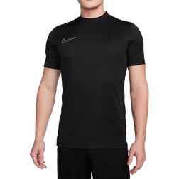 Nike Men's Dri-FIT Short-Sleeve Football Top - Black/Black/Metallic Gold