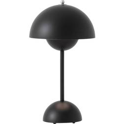 &Tradition Flowerpot VP9 Matt Black Table Lamp 29.5cm