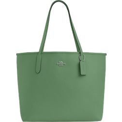 Coach City Tote - Silver/Soft Green