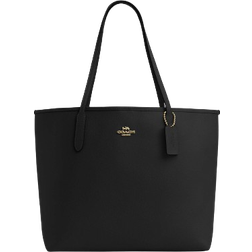 Coach City Tote Bag - Pebbled Leather/Gold/Black