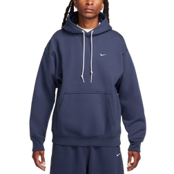 Nike Men's Solo Swoosh Fleece Pullover Hoodie - Thunder Blue/White