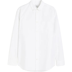 H&M Men White Regular Fit Oxford shirt