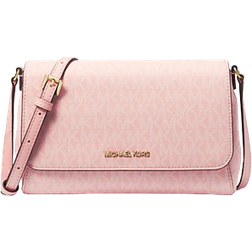 Michael Kors Medium Logo Convertible Crossbody Bag - Powder Blush