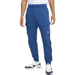 Nike Men's Air Fleece Cargo Pants - Court Blue/Obsidian